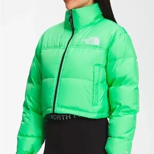 The North Face Women's Green Puffer Jacket